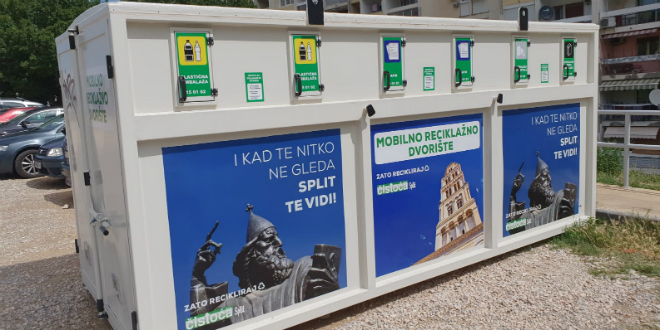 Čistoća postavila dva nova mobilna reciklažna dvorišta u Splitu, uskoro i u Podstrani