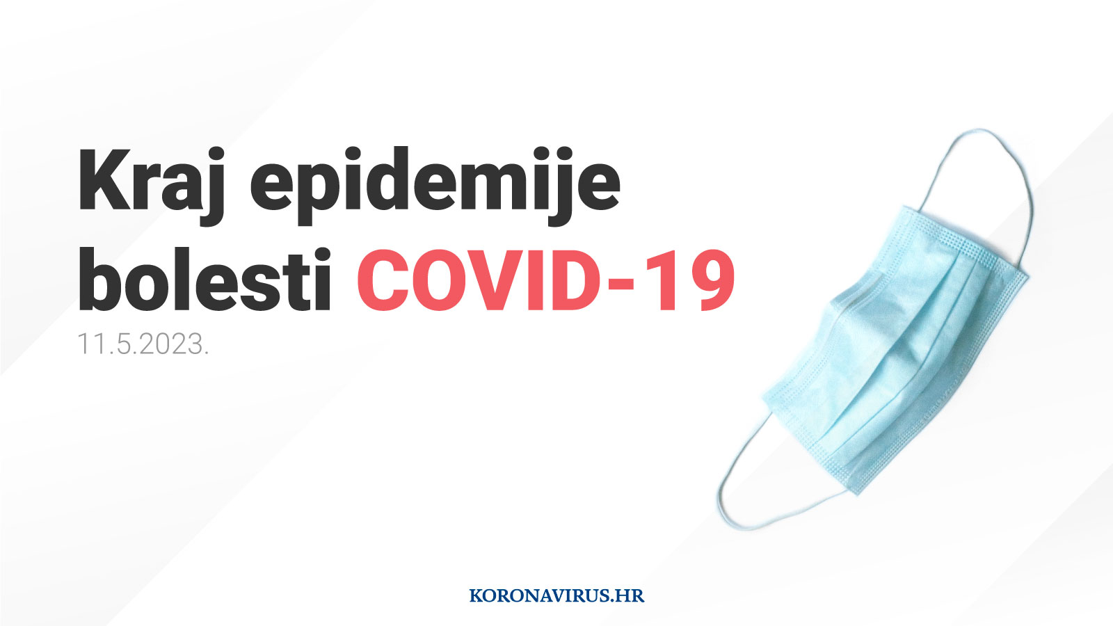 KRAJ! Vlada Republike Hrvatske proglasila završetak epidemije bolesti COVID-19