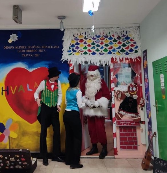 FOTO Božić na Klinici za dječje bolesti KBC-a Split